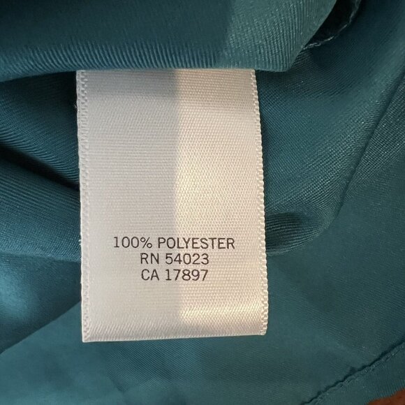 Banana Republic Dress Green Cutout Neckline Pockets Elastic Waist Mini Size 2‎ - Picture 9 of 10